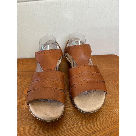 Naturalizer Soul Women's Strappy Snap Closure Sandals Brown Size 10 / 40 Sk 2901 - Picture 6 of 12